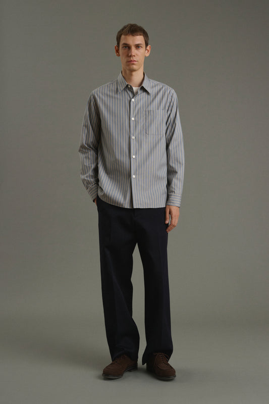 Chemise Glenn - Anthracite/Bronze - Coton - Homme