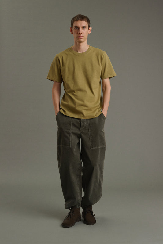 Tee-Shirt Owen - Kaki Clair - Coton - Homme