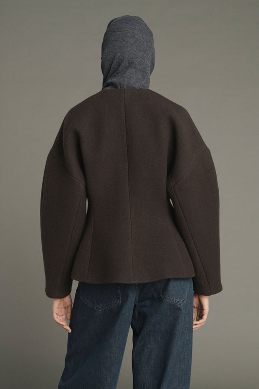 Veste France - Vert Ébène - Coton - Femme