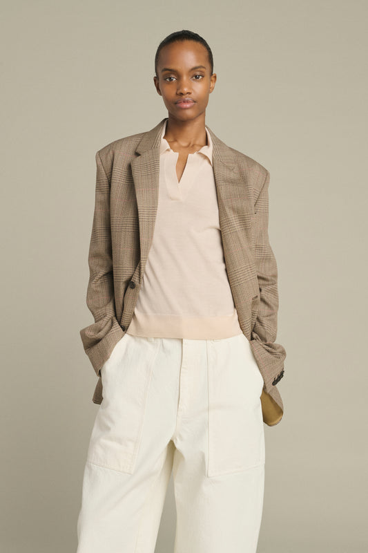Veste Hermosa - Marron/Beige - Laine - Femme