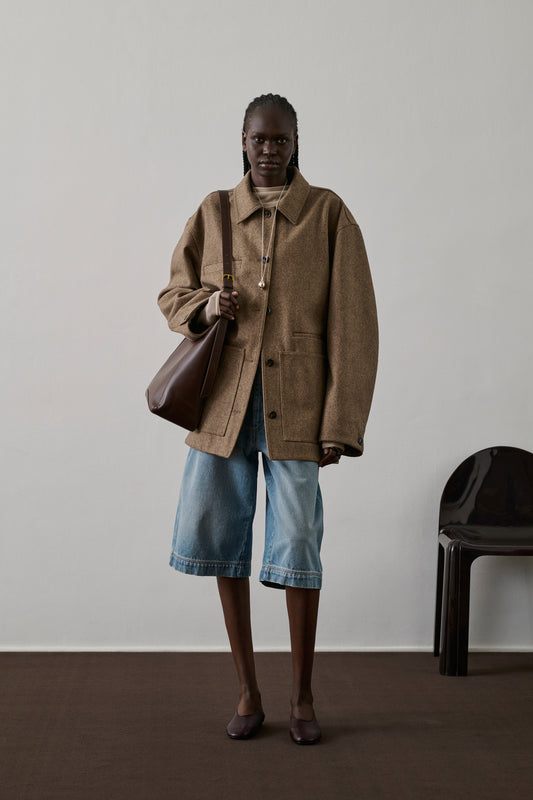 Bermuda Francis - Denim Bleu Délavé - Coton - Femme