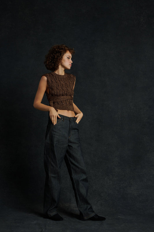 PULL STARLETTE BEIGE DORÉ