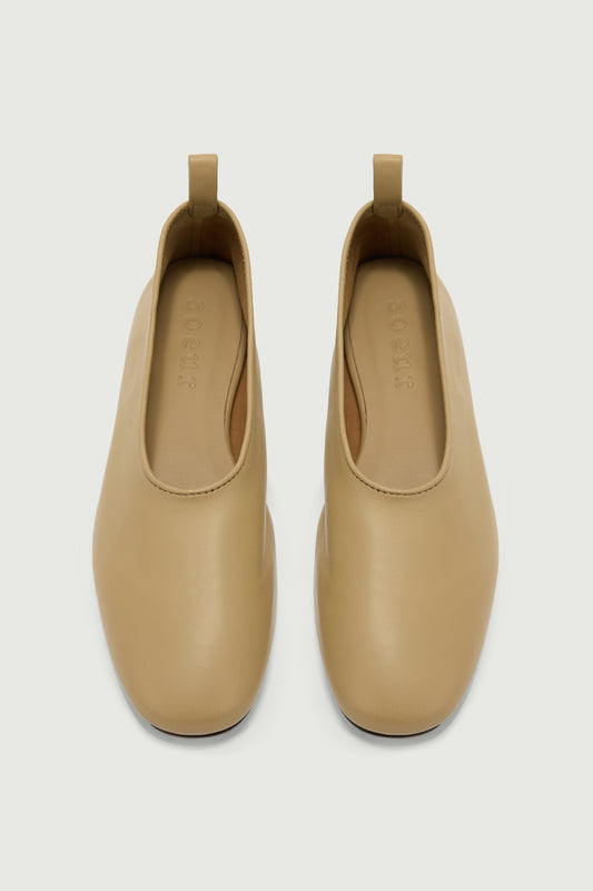Ballerines Bala - Beige - Cuir - Femme