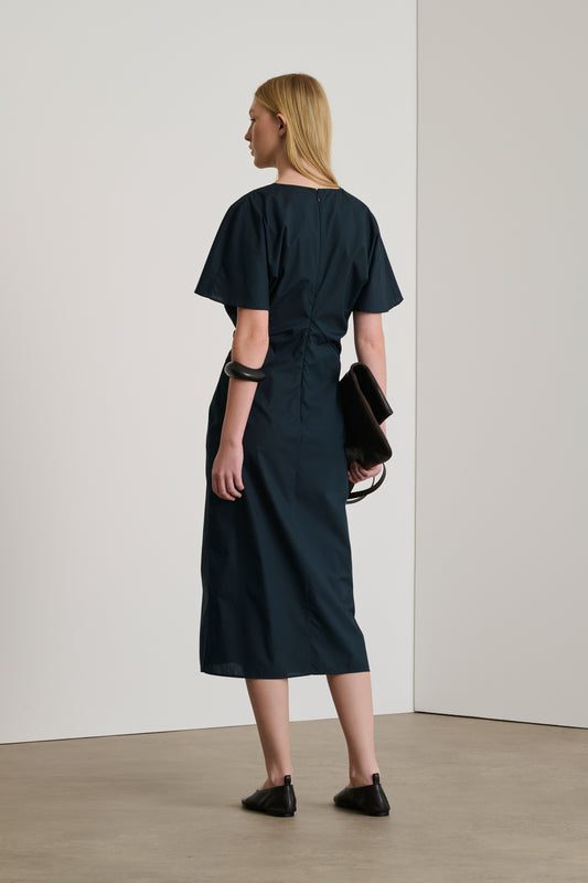 Robe Ella - Bleu Nuit - Coton - Femme