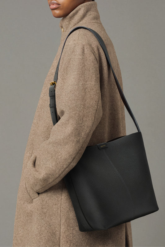 Sac Saudade Mini - Acier Cuir Grainé Seau - Soeur