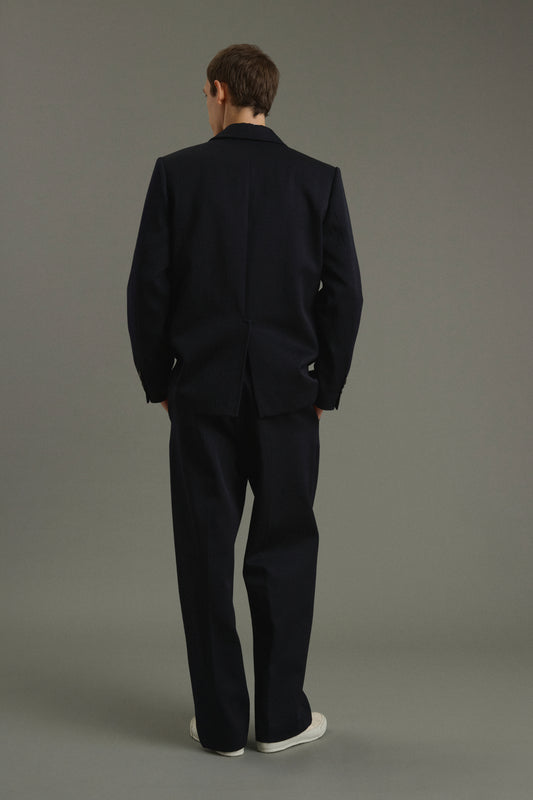 Pantalon Antonin - Dark Navy - Laine - Homme