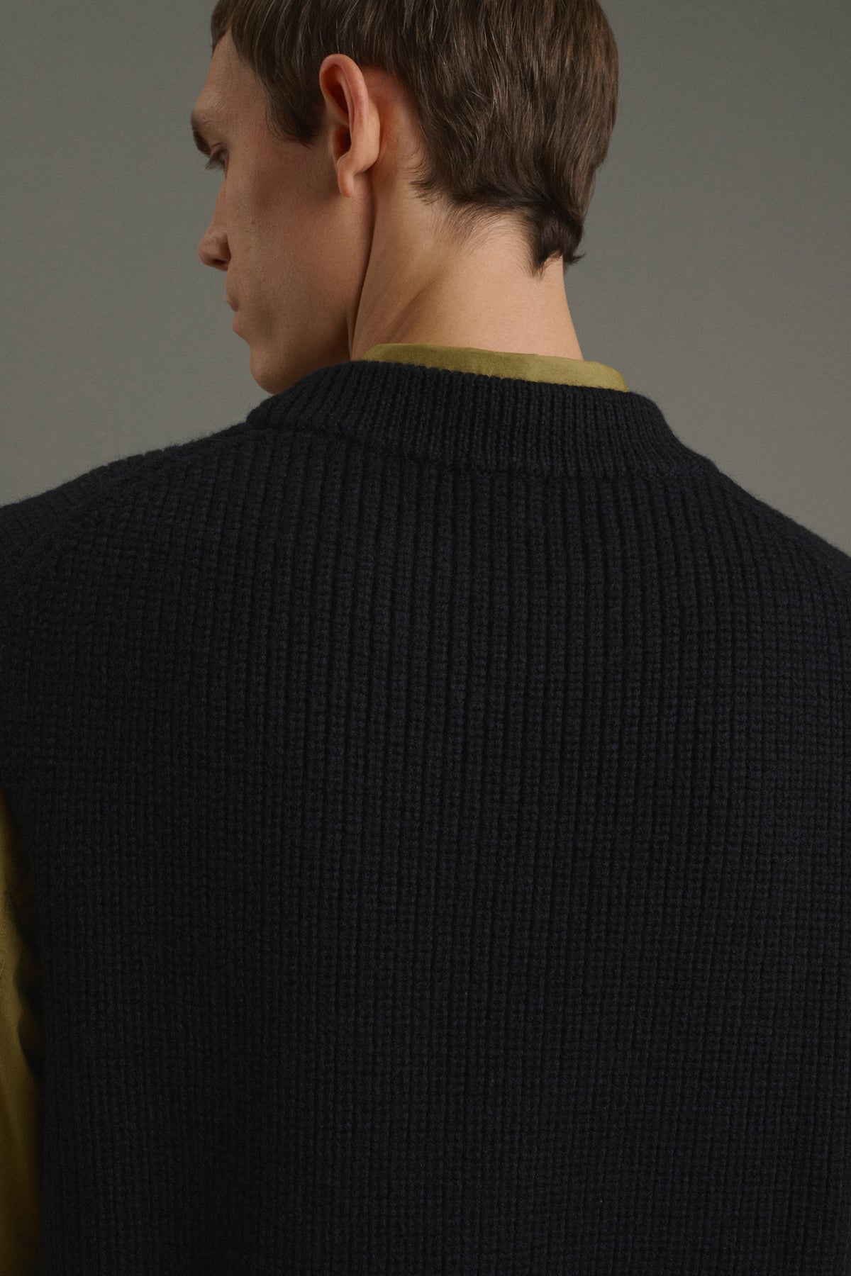 Pull Josh - Navy/Noir - Laine - Homme vue 5