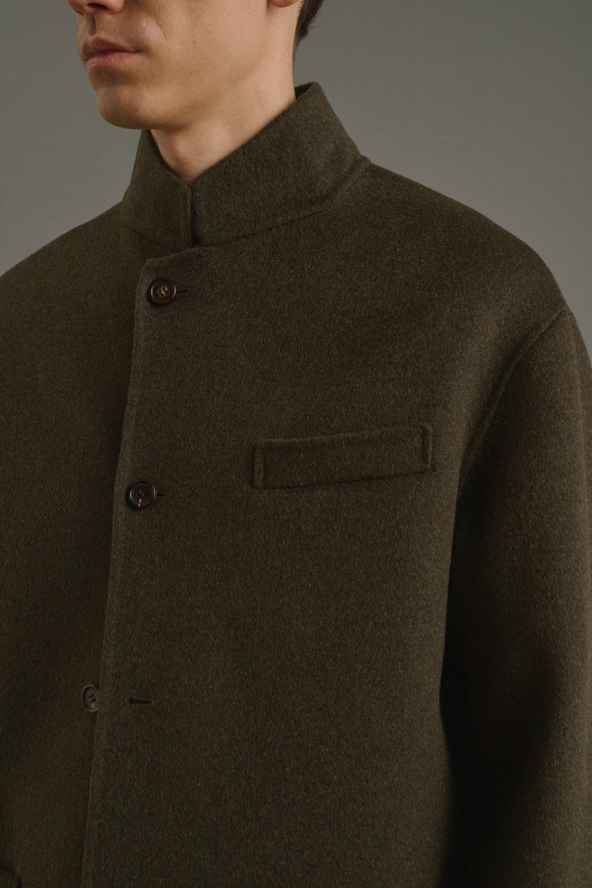 Veste Eole - Kaki Chiné - Double Face - Homme