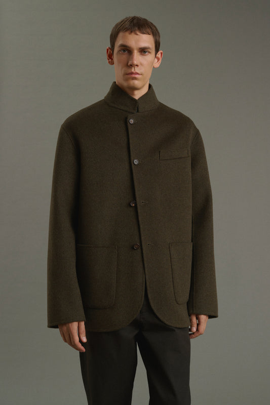 Veste Eole - Kaki Chiné - Double Face - Homme