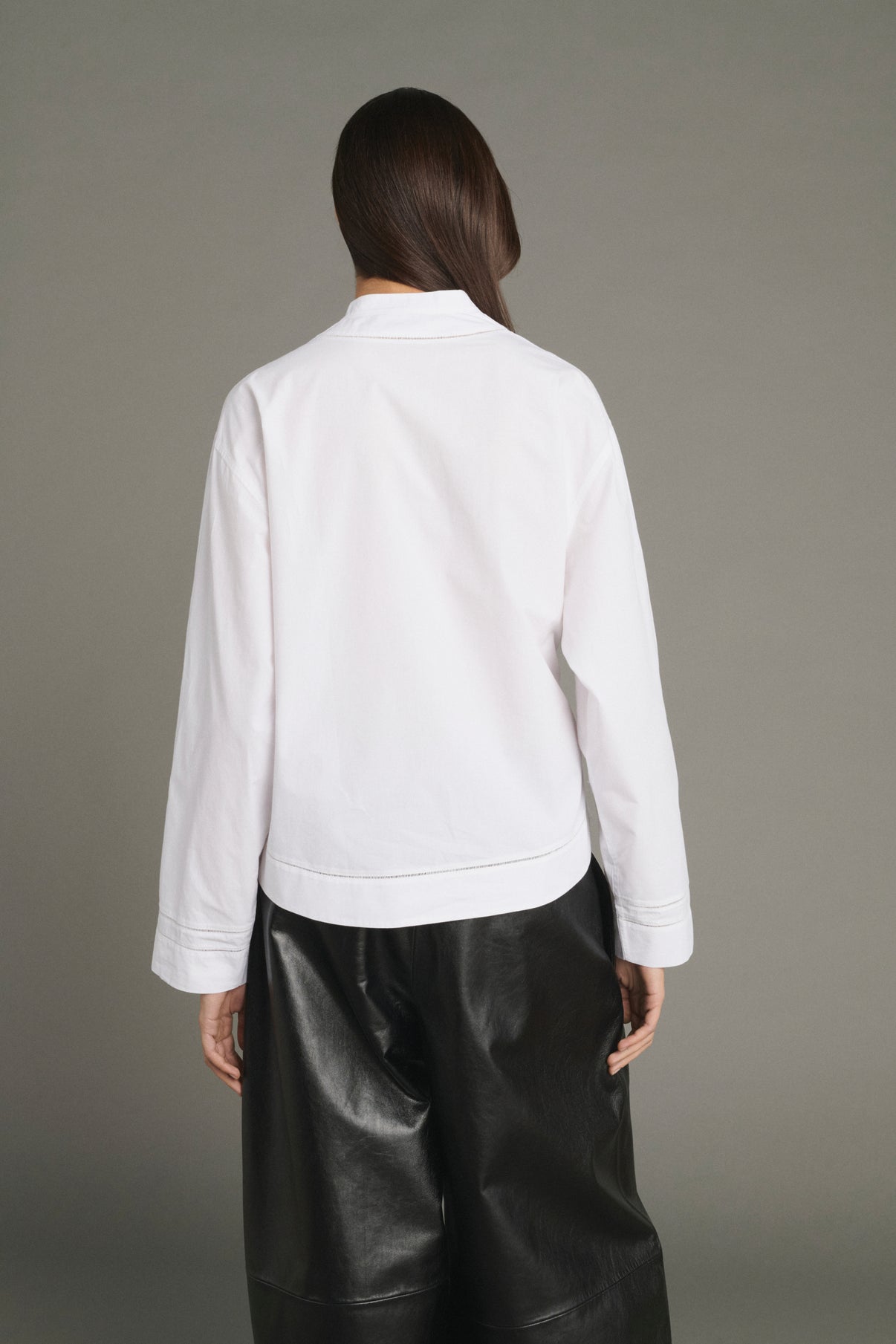 Blouse Lorraine - Blanc - Coton - Femme vue 4