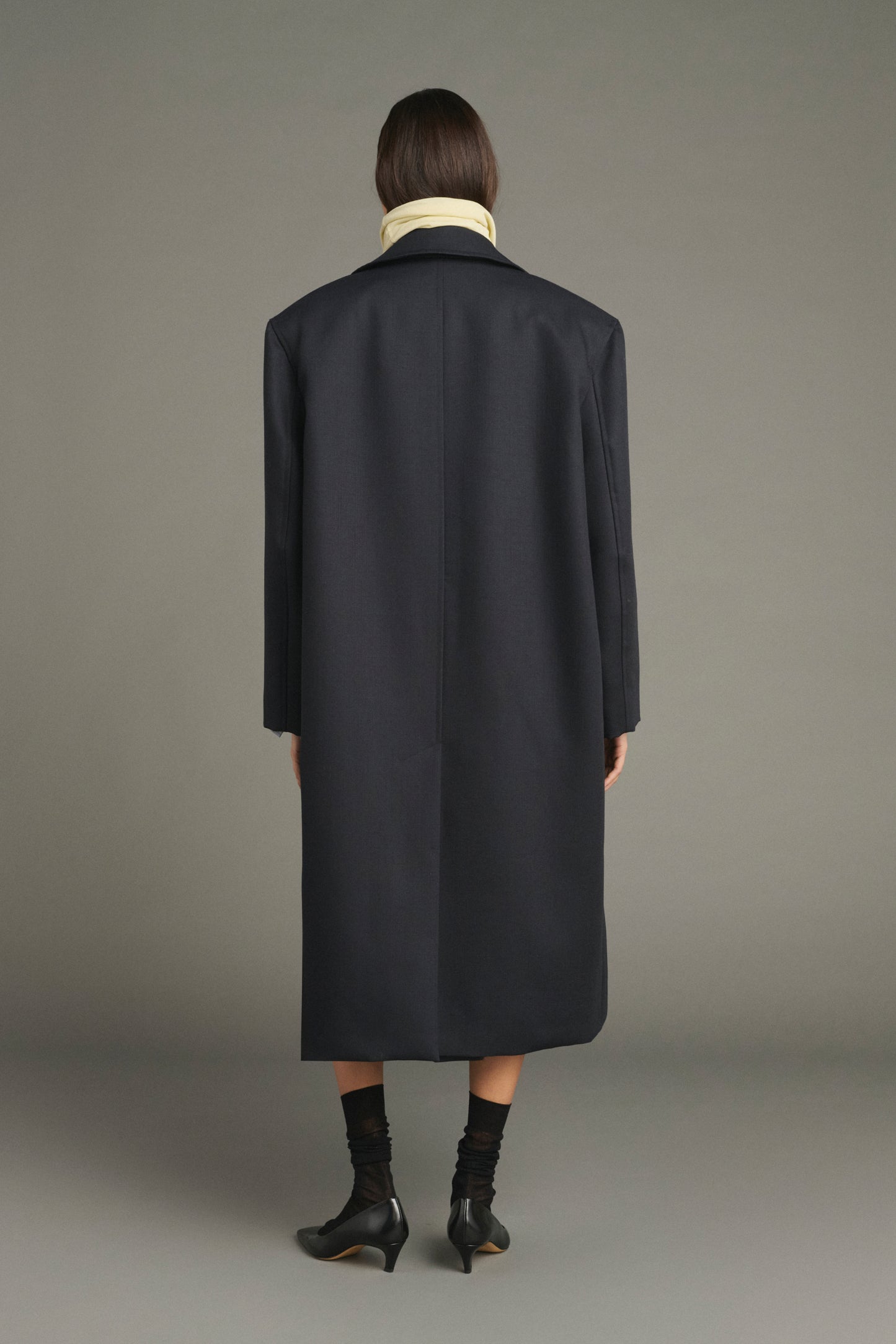 Manteau Liam - Deep Navy - Laine - Femme