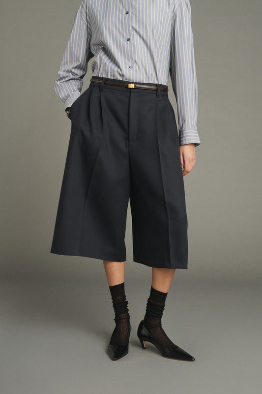 Bermuda Jude - Deep Navy - Laine - Femme