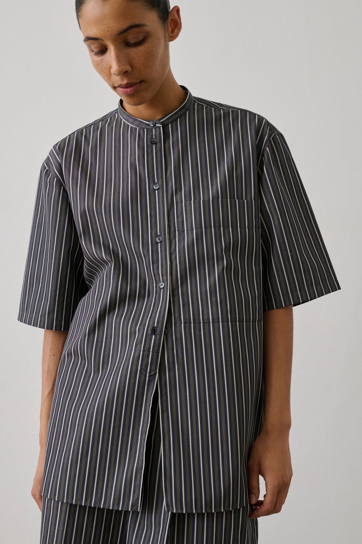 Chemise Hannah - Noir/Cardamome - Coton - Femme vue 2