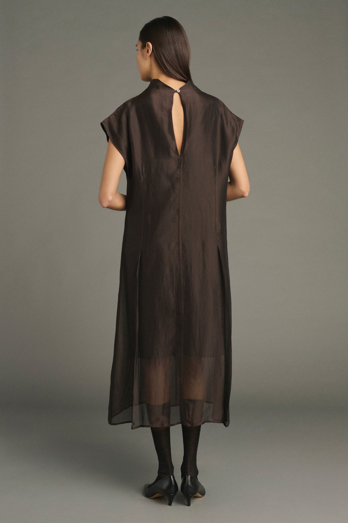 Robe Lena - Marron - Femme vue 2