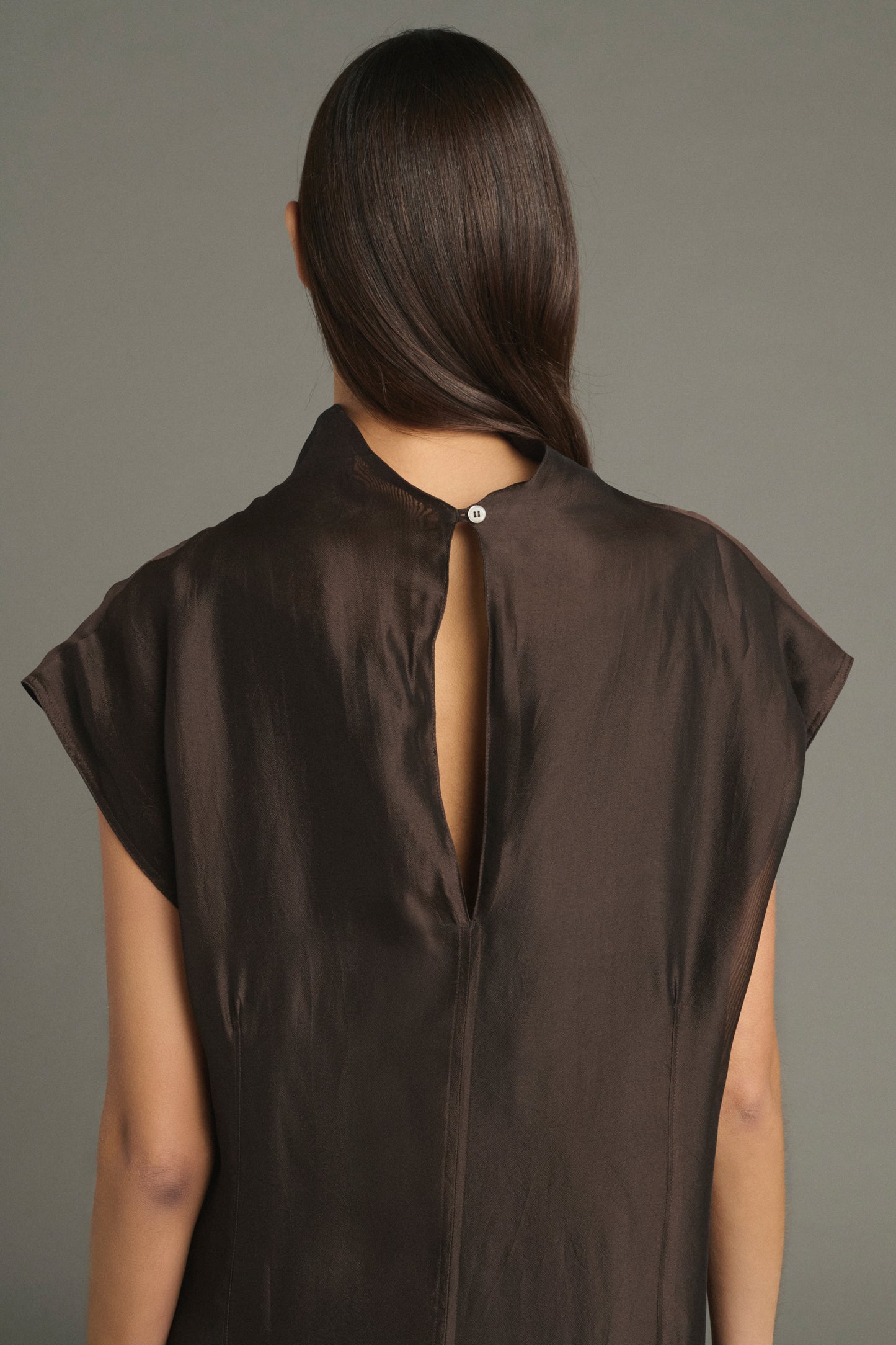 Robe Lena - Marron - Femme