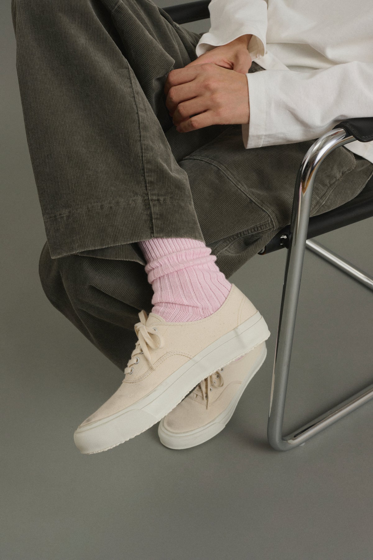 Chaussettes Barth - Rose Pâle - Coton - Homme vue 2