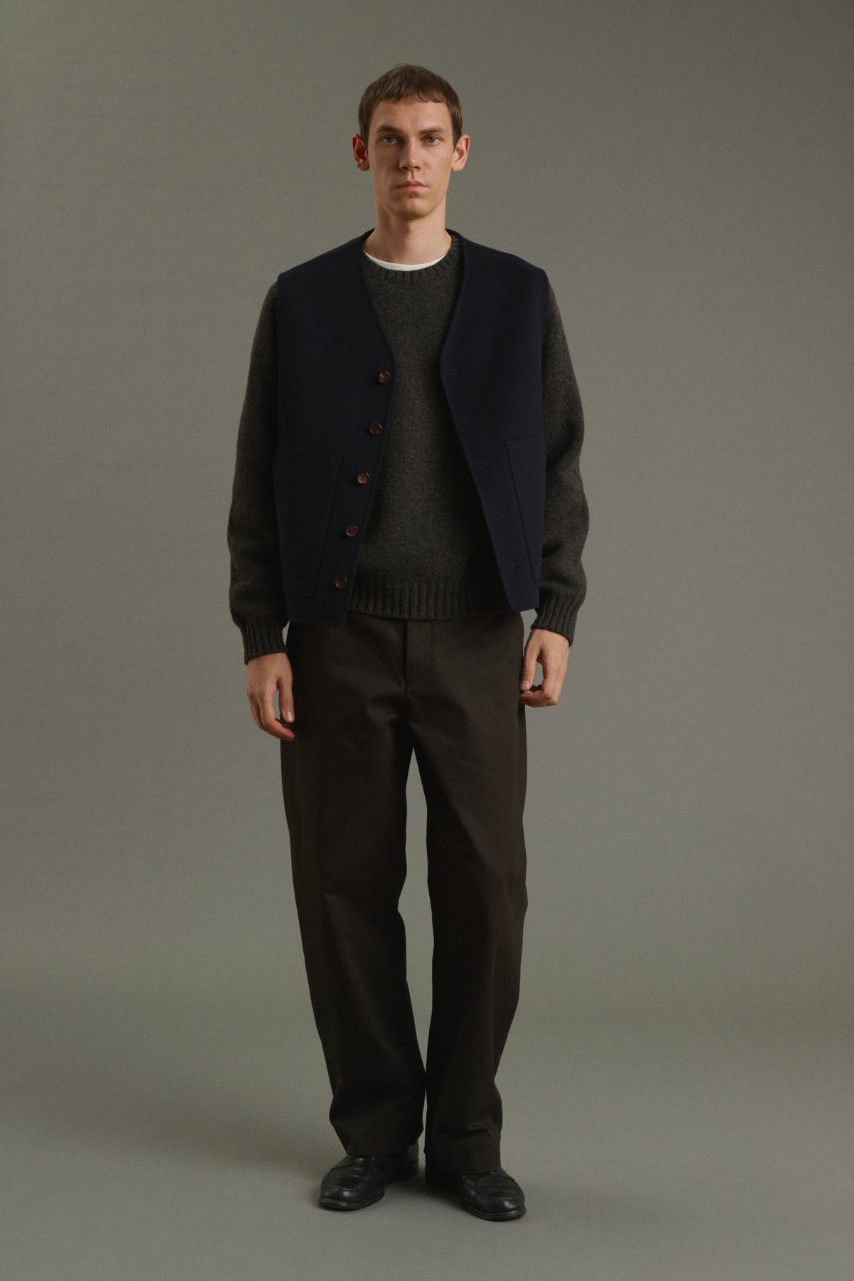 Veste Romain - Deep Navy - Double Face - Homme