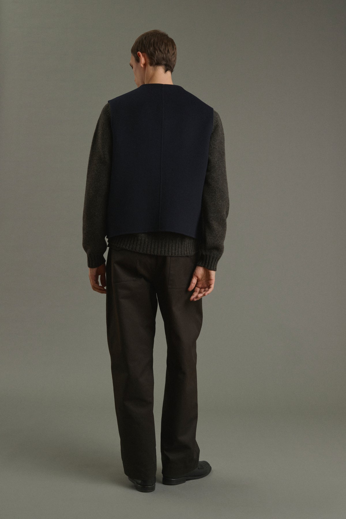 Veste Romain - Deep Navy - Double Face - Homme vue 4