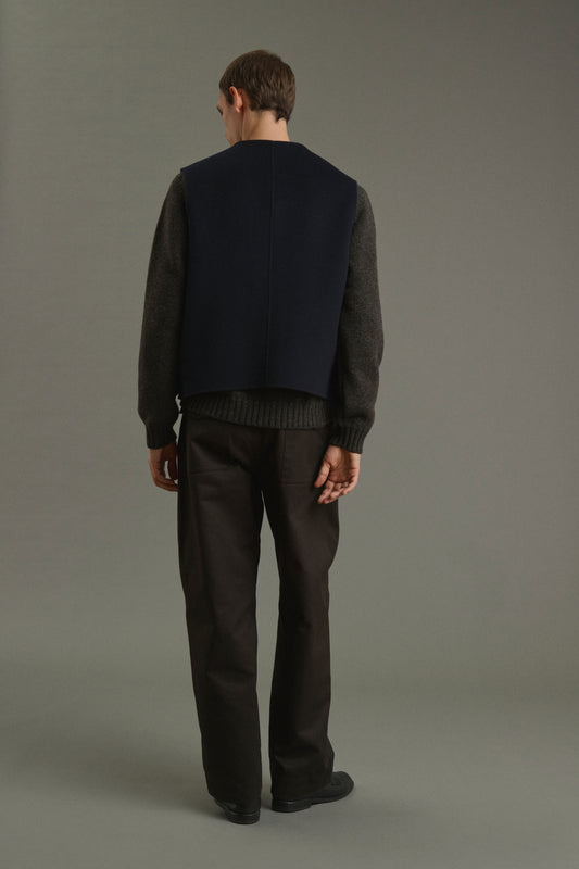 Veste Romain - Deep Navy - Double Face - Homme