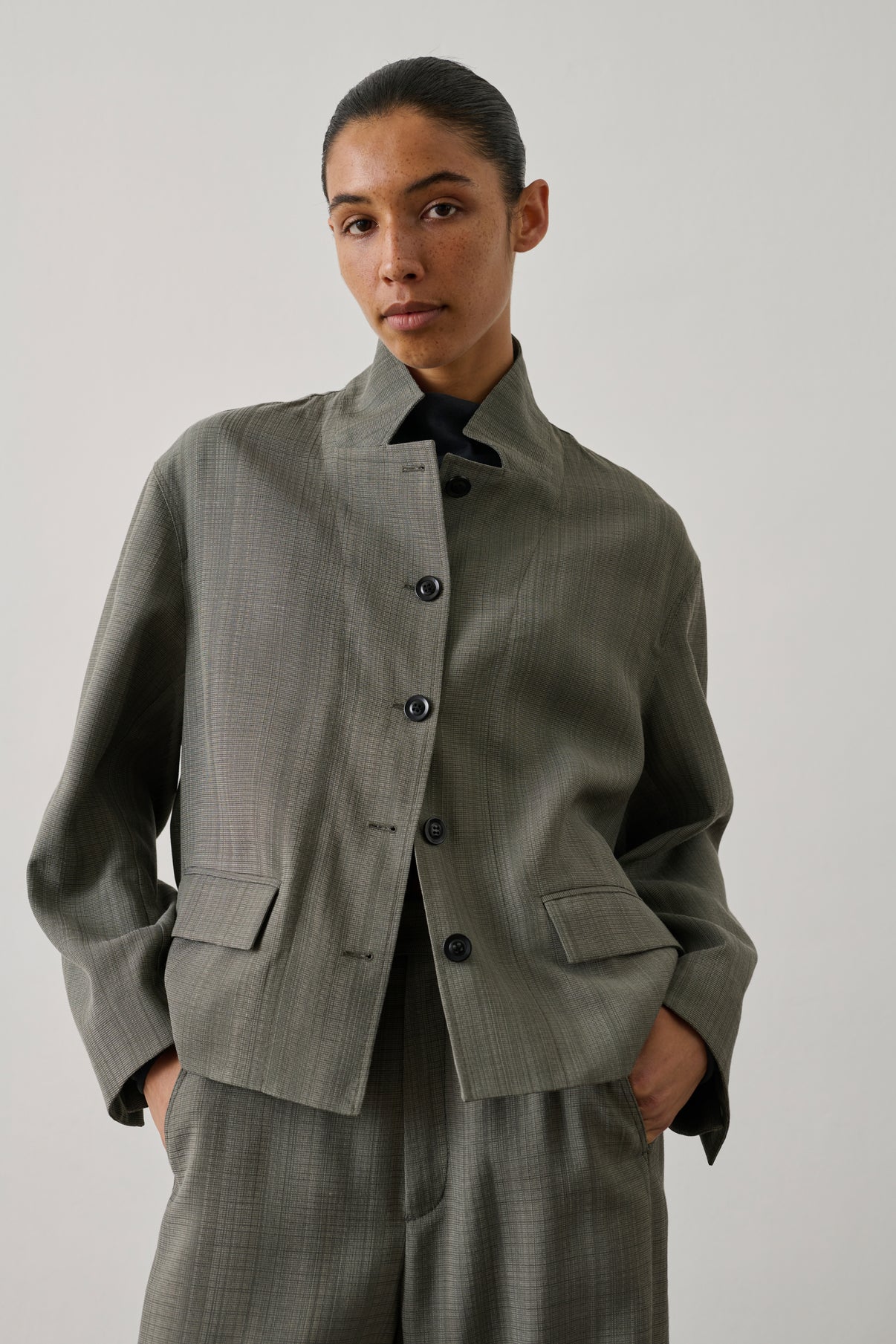 Veste Houria - Gris - Femme vue 1