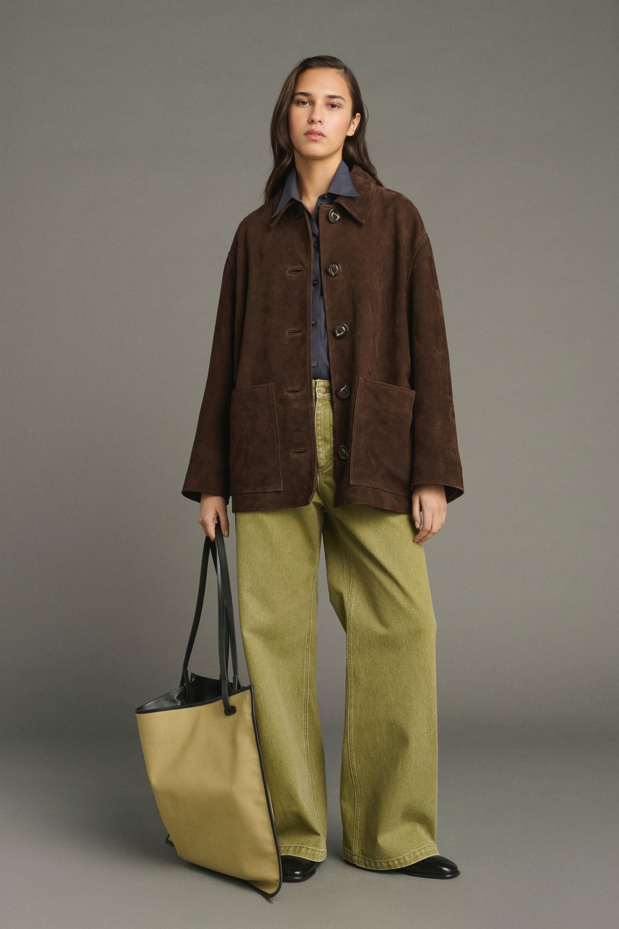 Veste Vincenzo - Ébène - Cuir - Femme vue 1