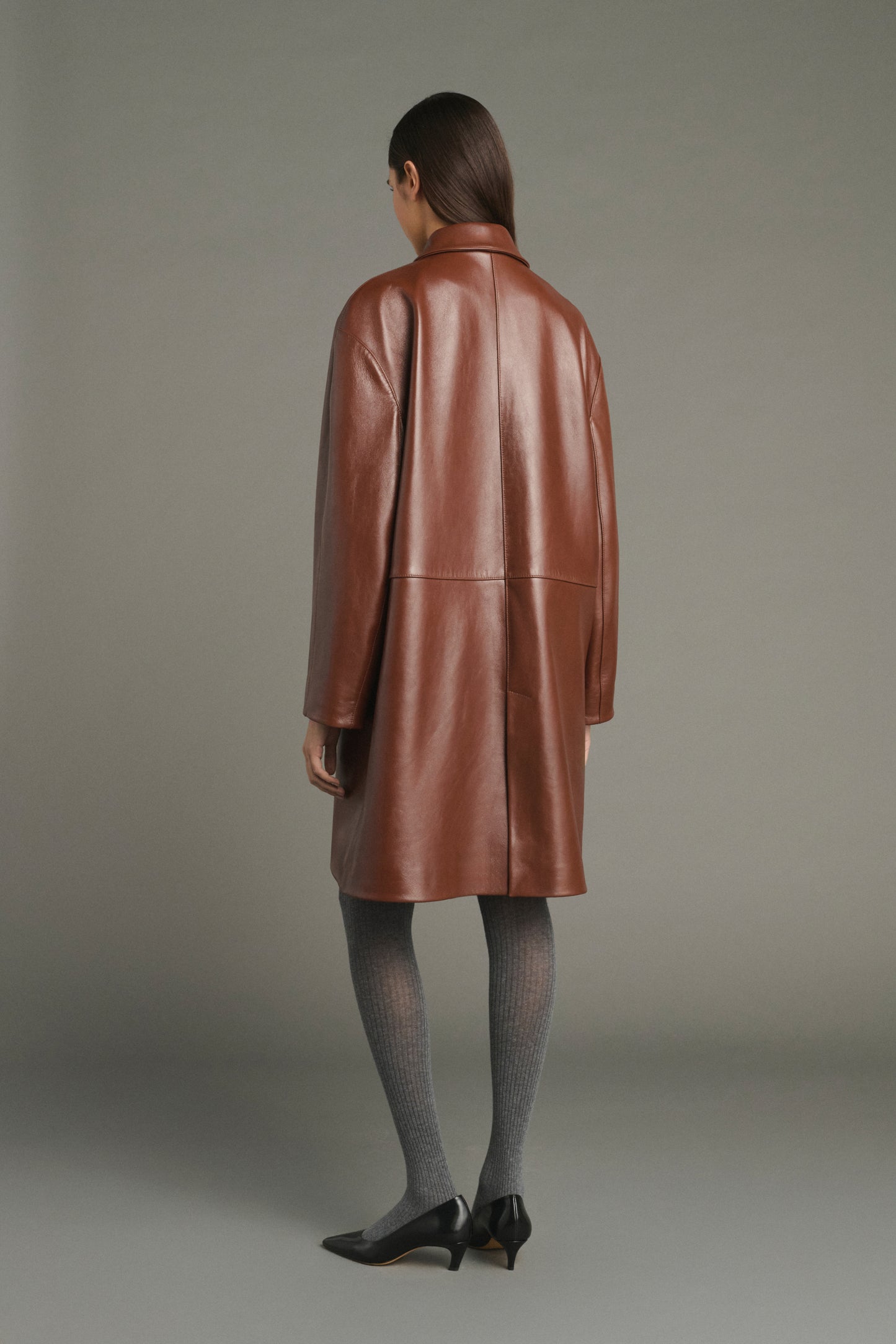 Pull Karl - Marron Chiné - Laine Mérinos - Femme