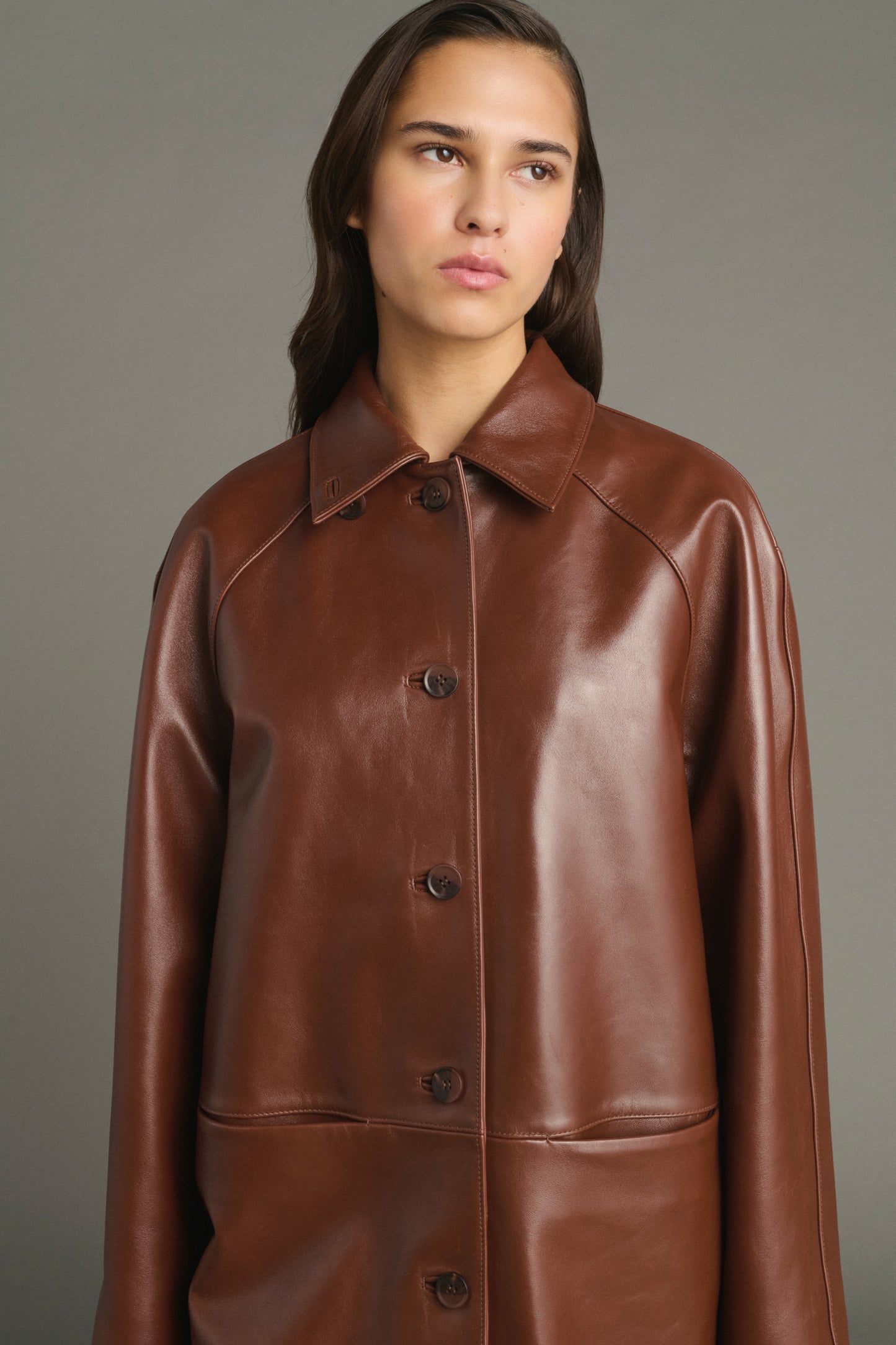 Pull Karl - Marron Chiné - Laine Mérinos - Femme