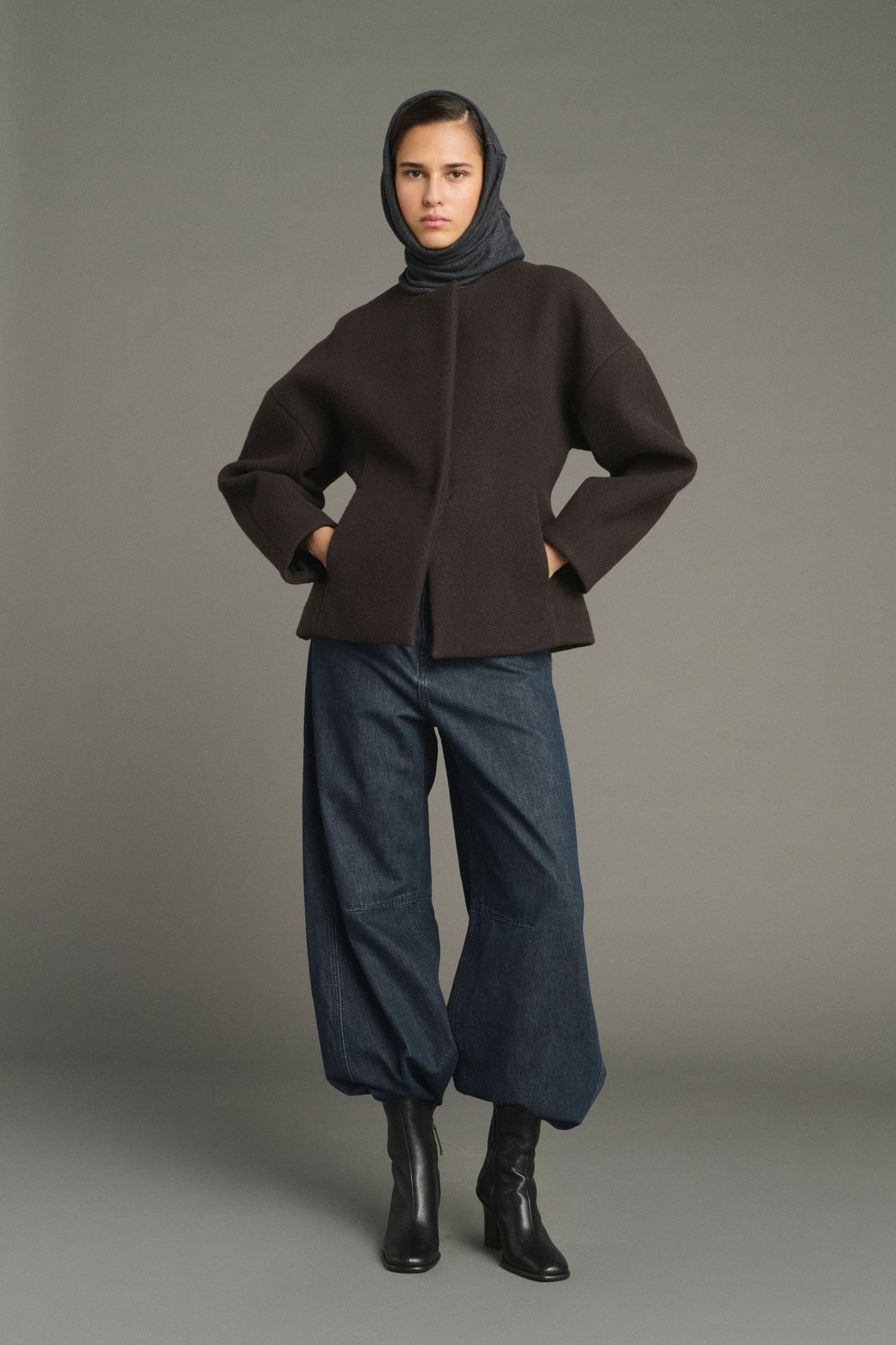 Veste France - Vert Ébène - Coton - Femme