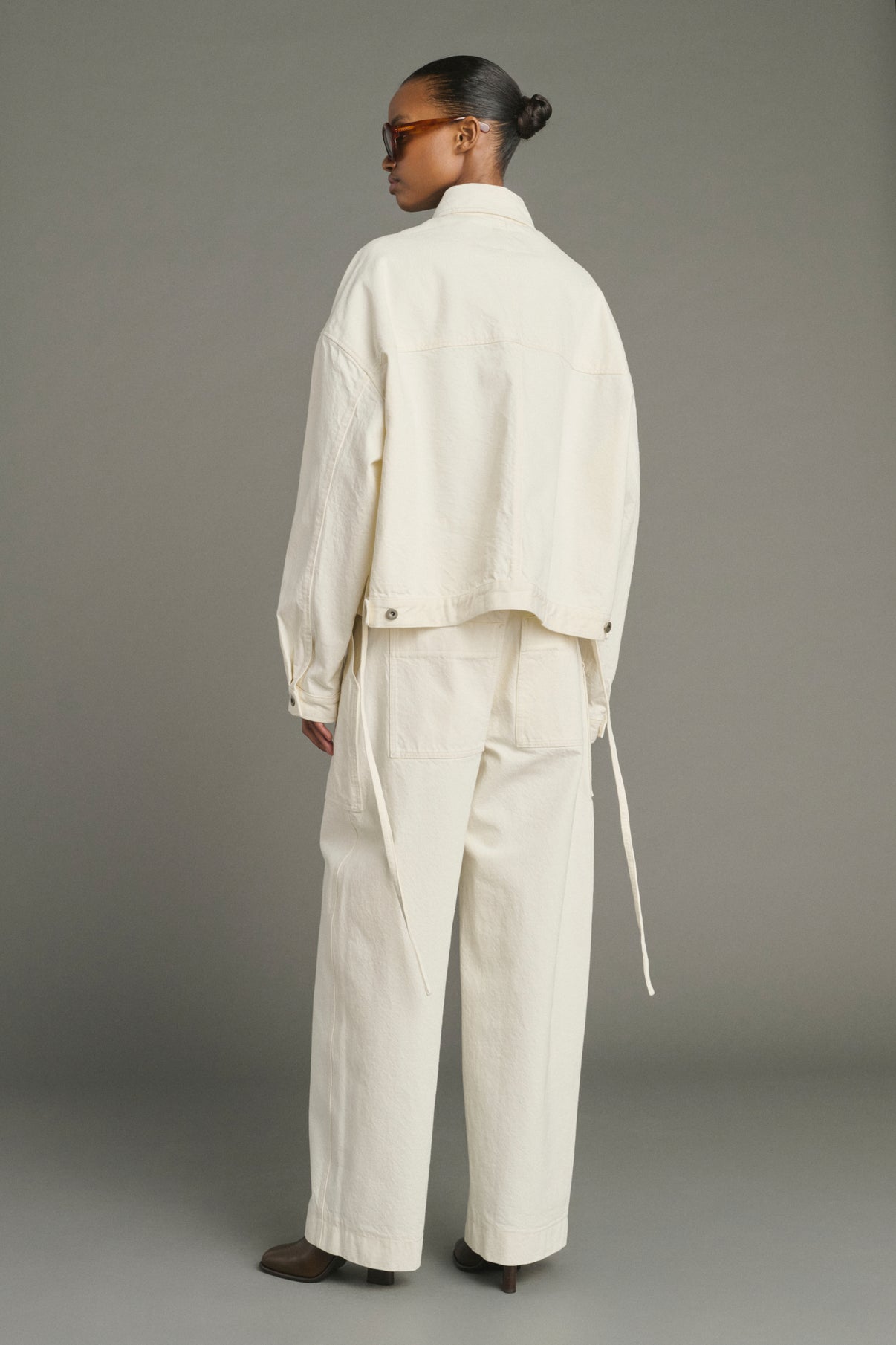 Veste Lys - Écru - Coton - Femme vue 4