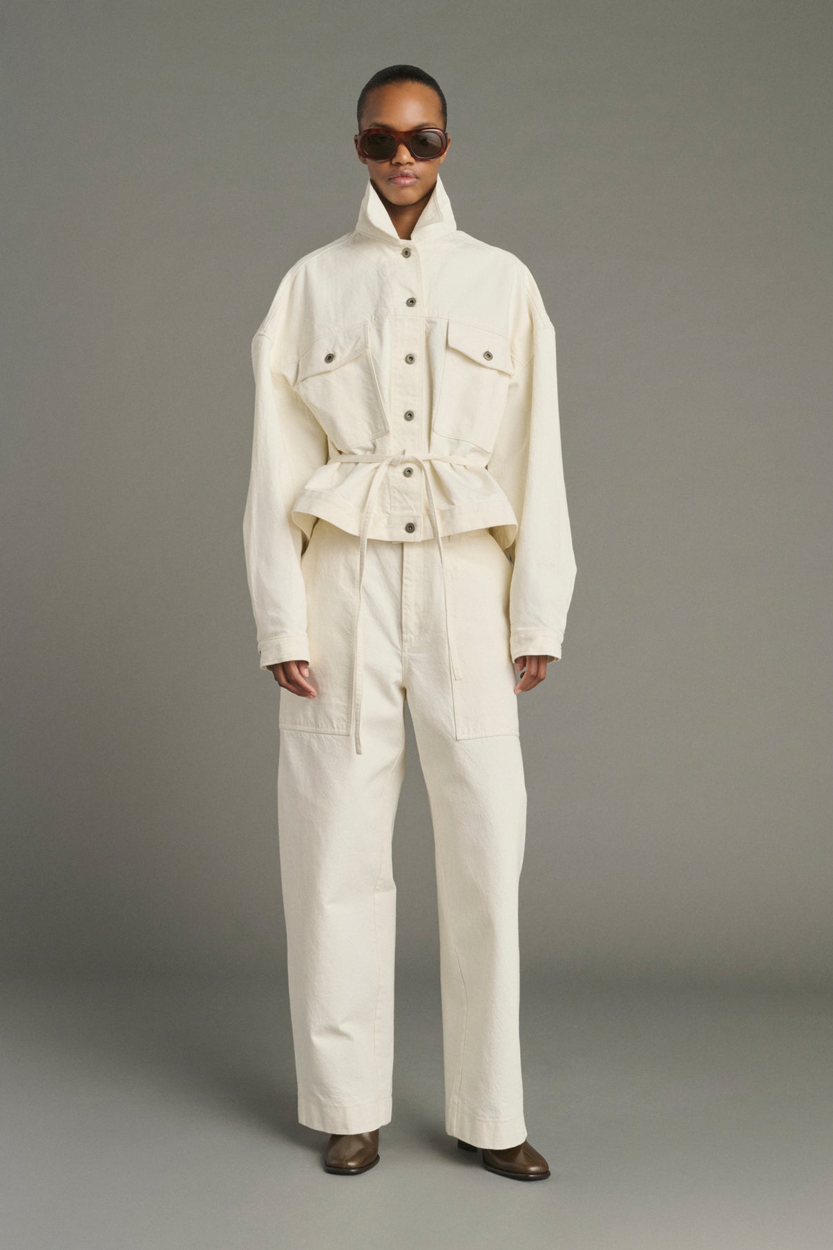 Veste Lys - Écru - Coton - Femme vue 2