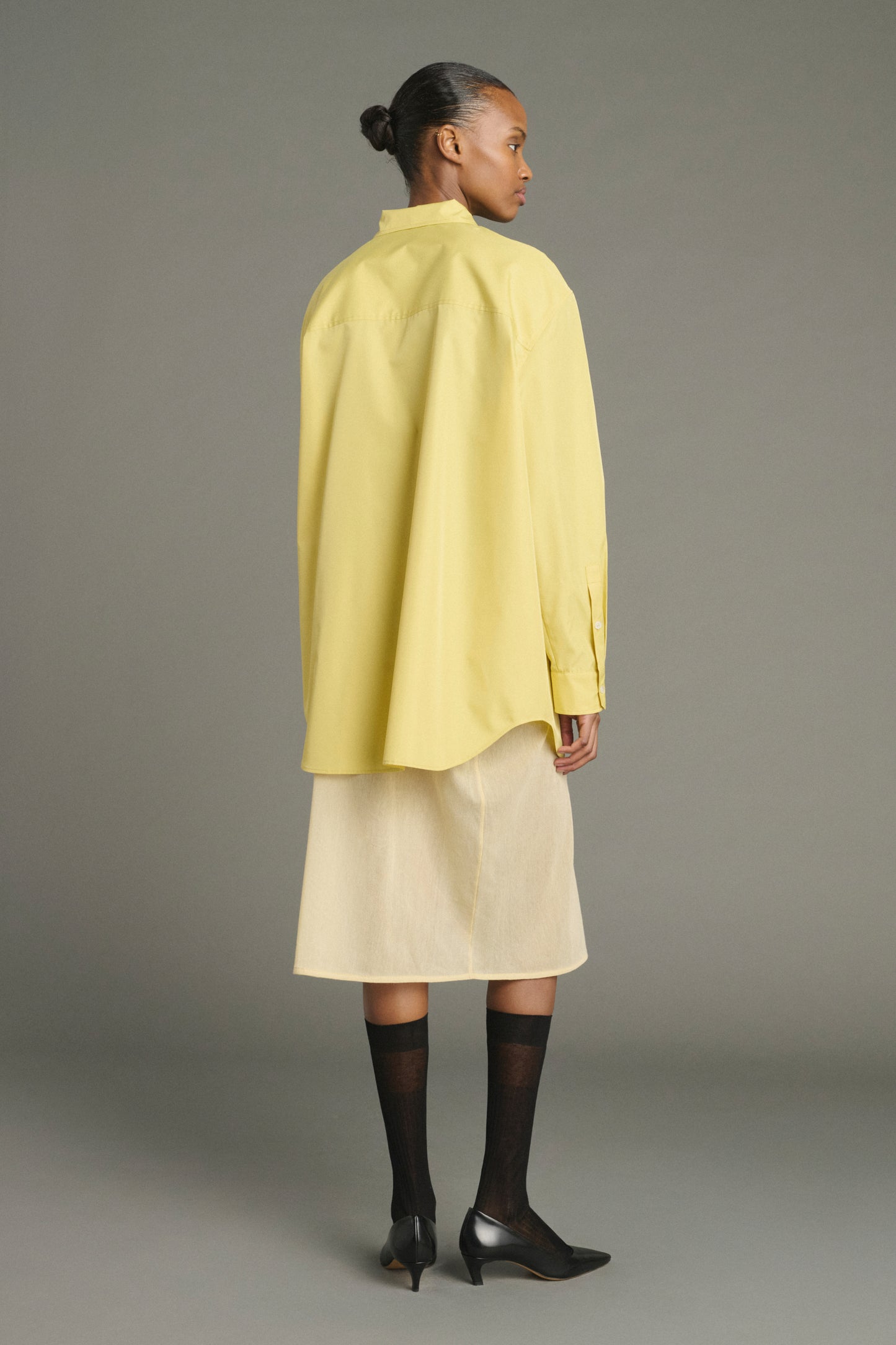 Chemise Kita - Jaune/Beige - Femme