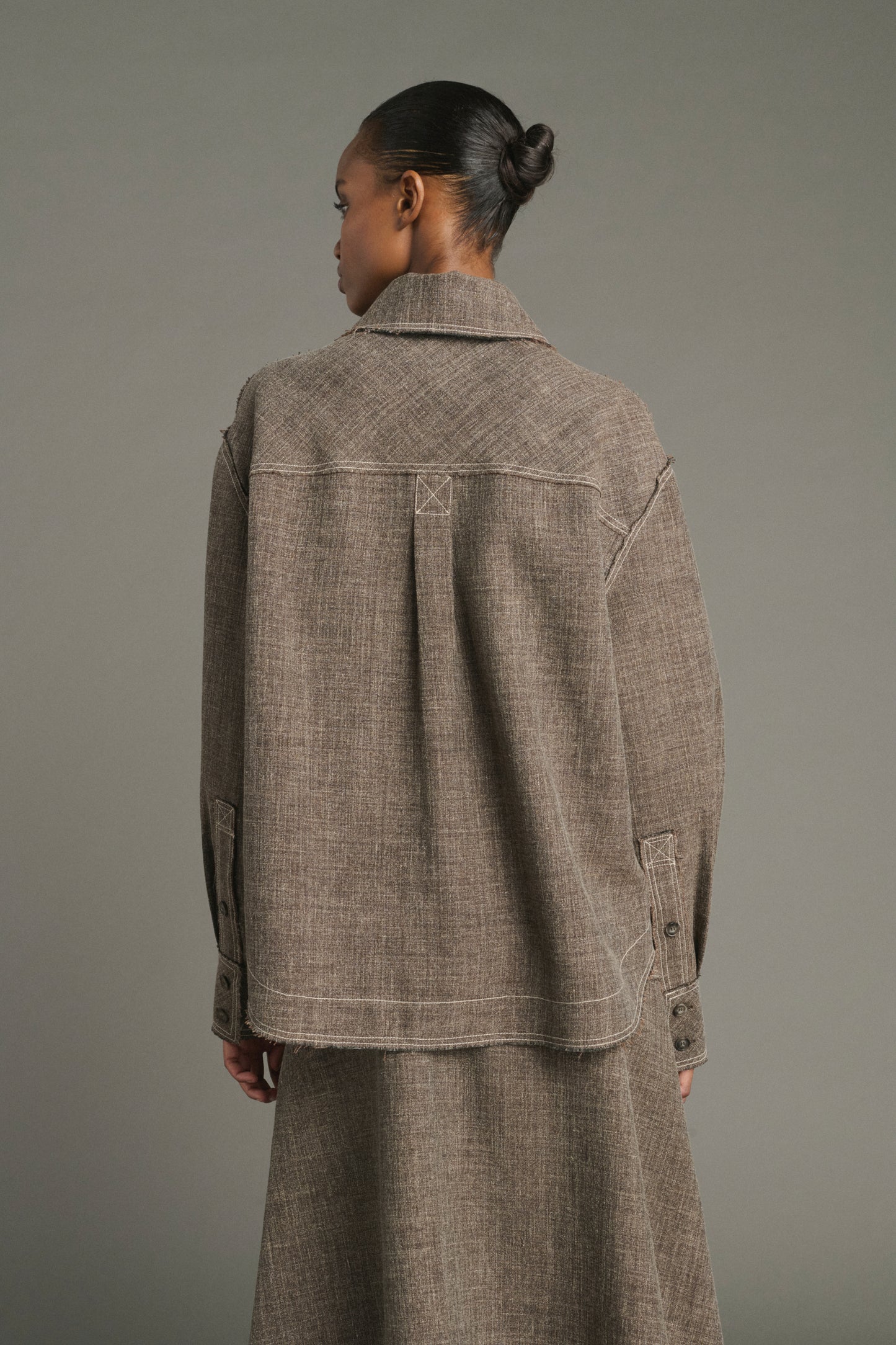 Blouse Jana - Marron Chiné - Femme