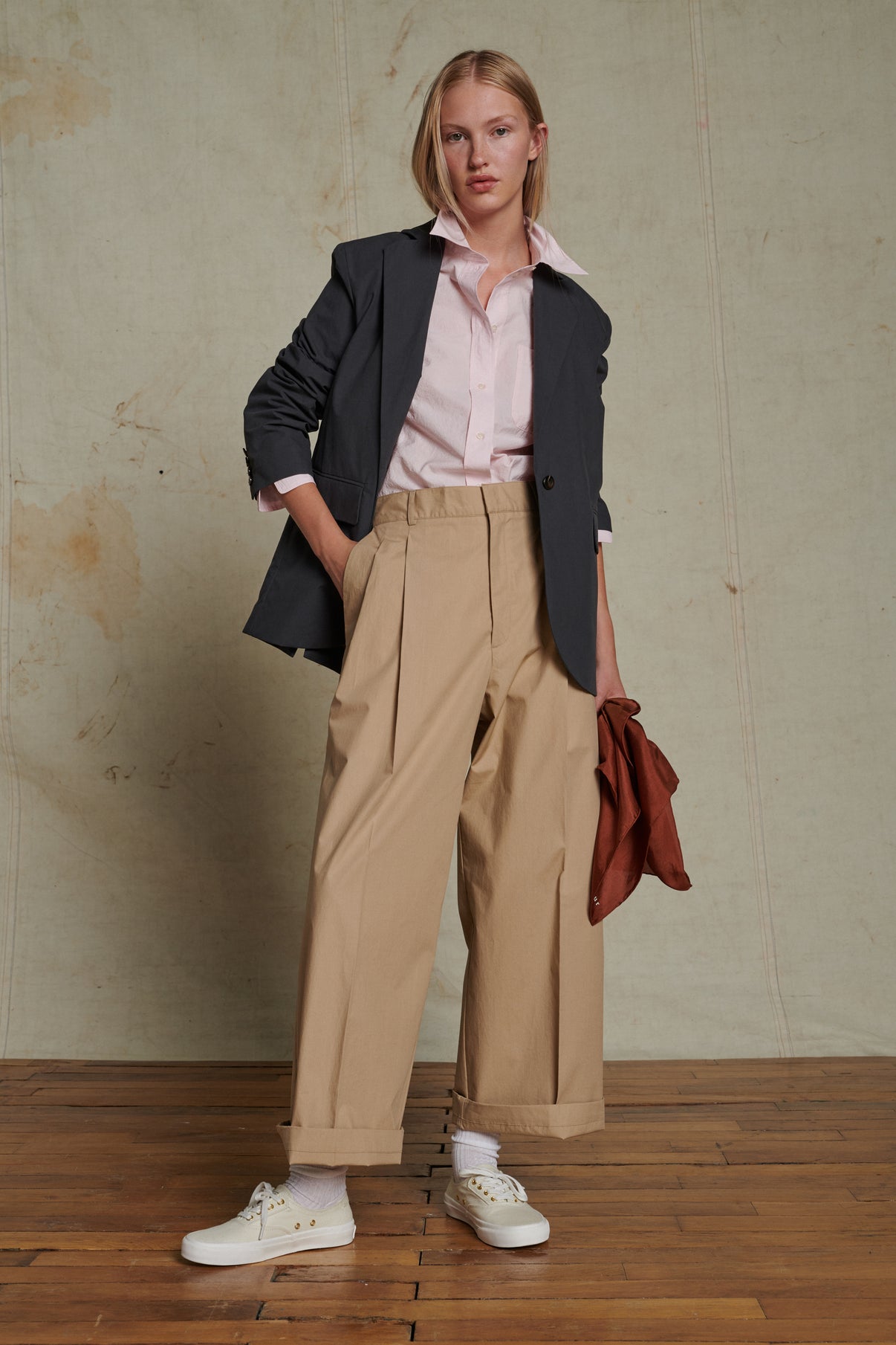 Pantalon Watson - Beige - Coton - Femme vue 5
