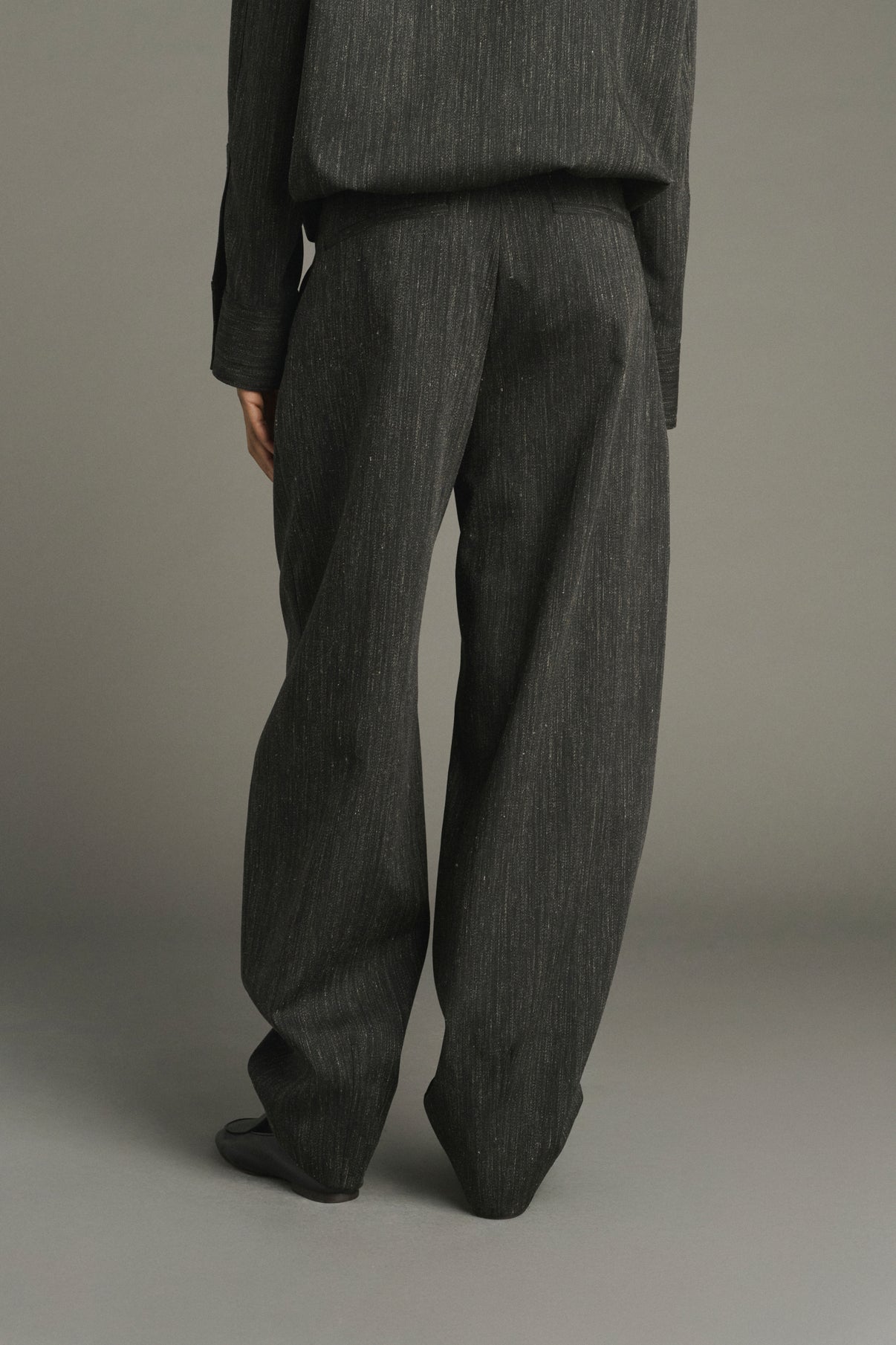 Pantalon Baptiste - Gris Anthracite - Laine - Femme vue 4