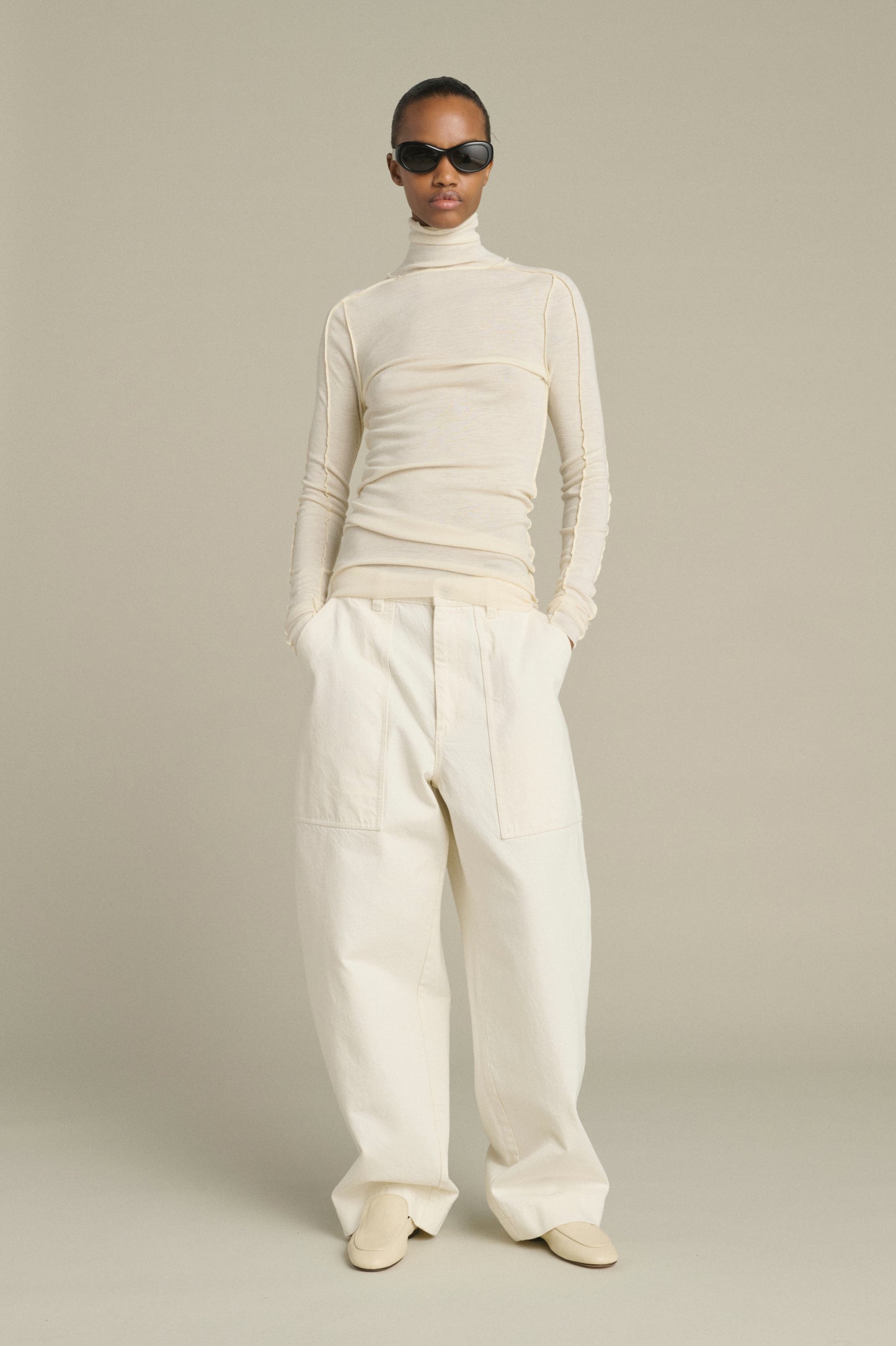 Tee-Shirt Lois - Écru - Laine - Femme