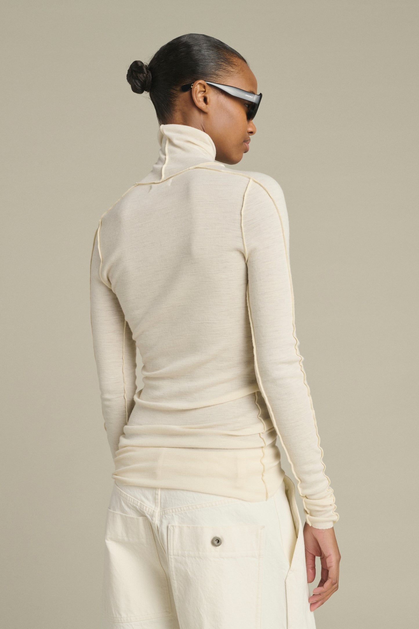 Tee-Shirt Lois - Écru - Laine - Femme