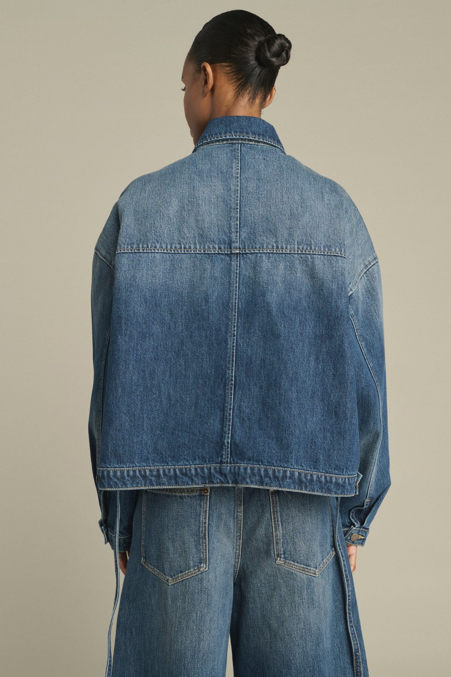 Veste Lys - Denim Bleu Délavé - Coton - Femme