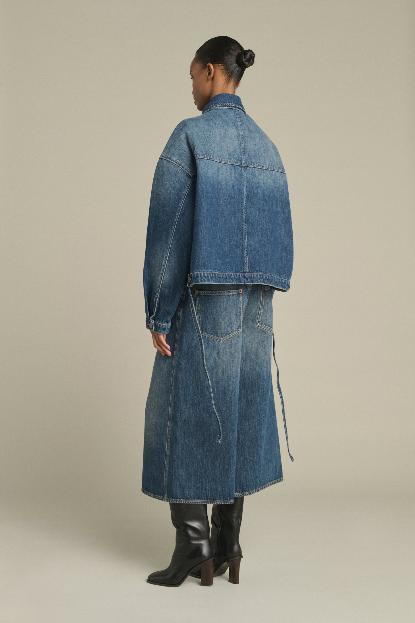 Bermuda Joyce - Denim Bleu Délavé - Coton - Femme