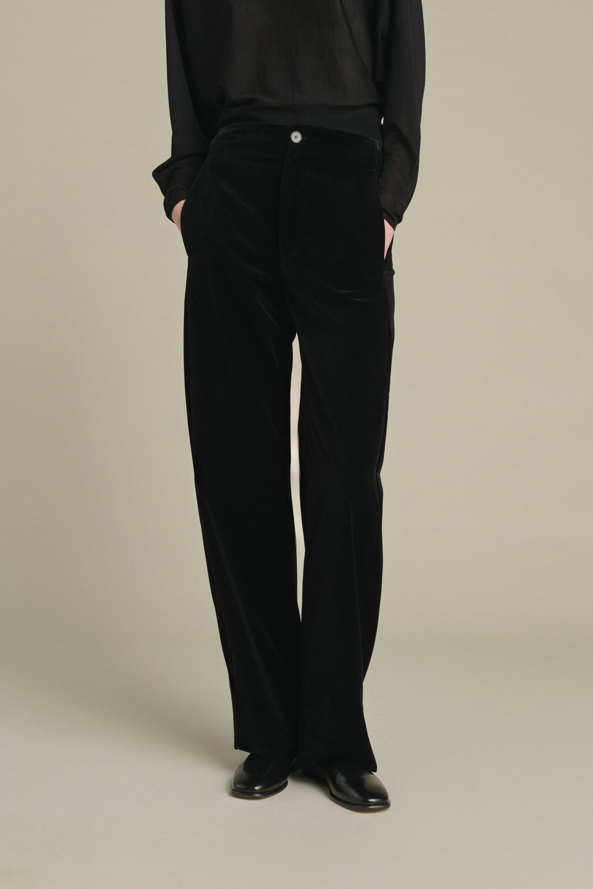 Pantalon Celestin - Noir - Coton - Femme vue 3