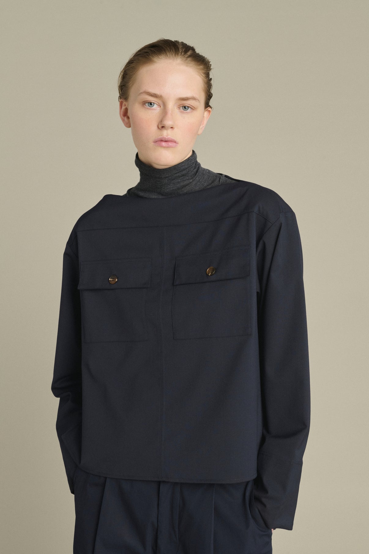 Blouse Kacy - Bleu Nuit - Femme vue 3