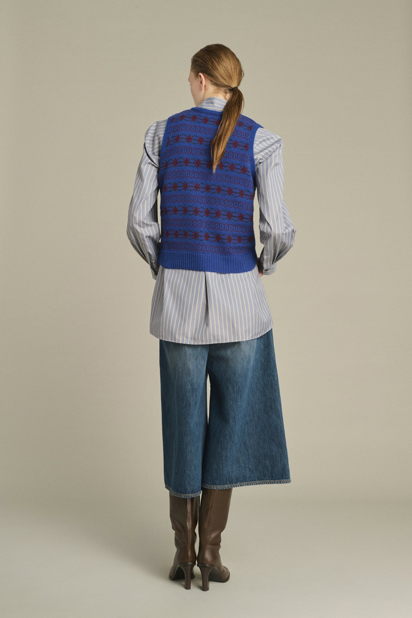 Pull Ileana - Multico Violet - Laine Mérinos - Femme