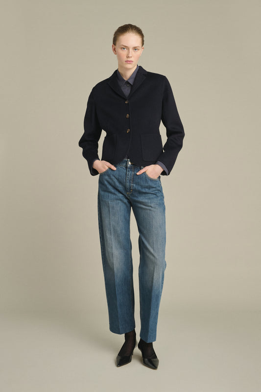 Veste Hespera - Deep Navy - Laine - Femme