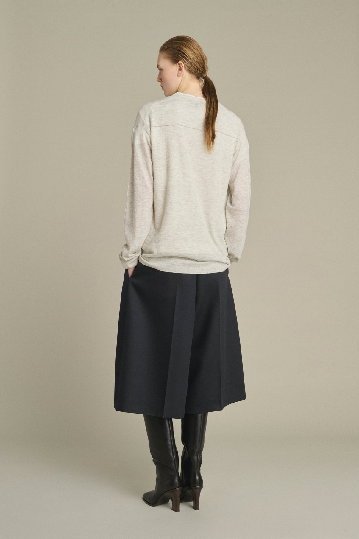 Pull Khloe - Gris Clair - Femme vue 2