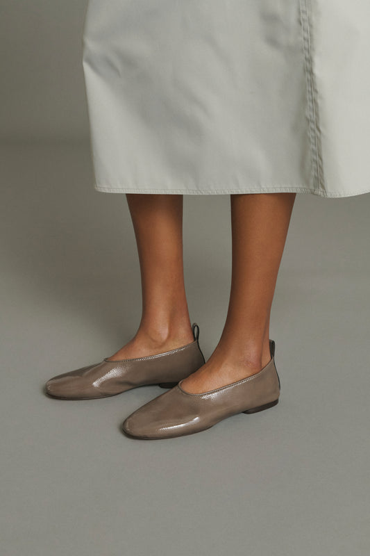 Ballerines Bala - Kaki - Cuir - Femme