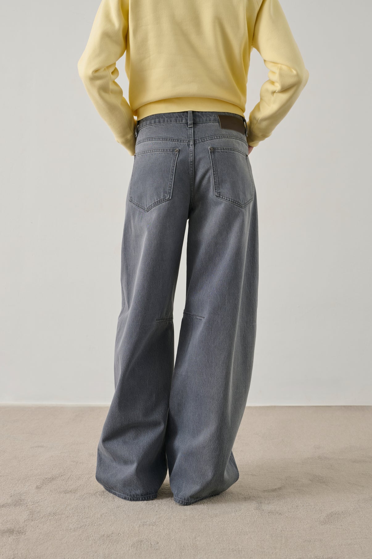 Jean Gaspard - Gris - Coton - Femme vue 3