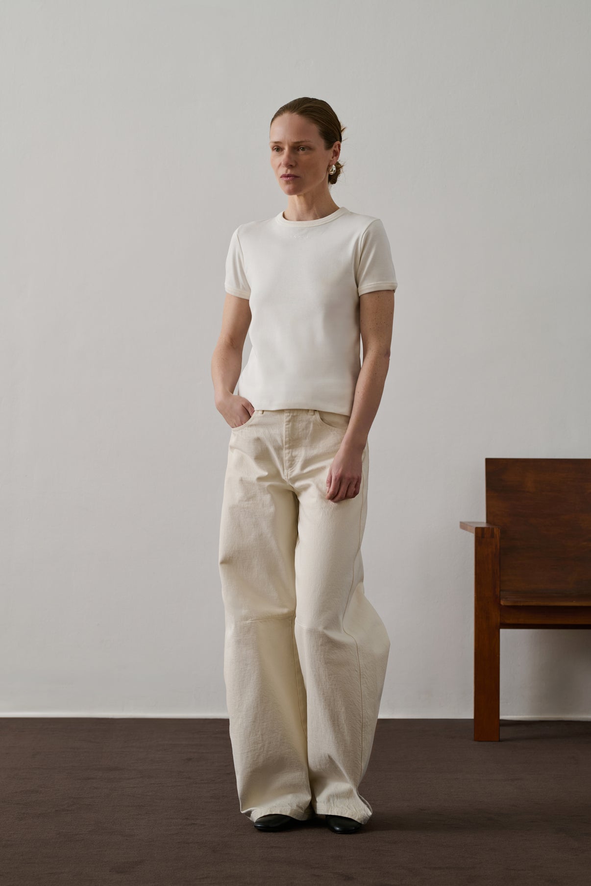 Tee-Shirt Aristide - Blanc - Coton - Femme vue 5