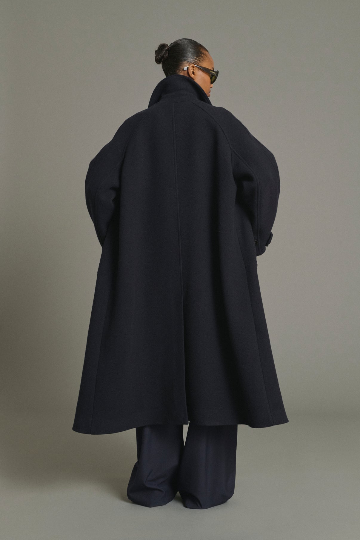 Manteau Berlin - Navy - Laine - Femme vue 5