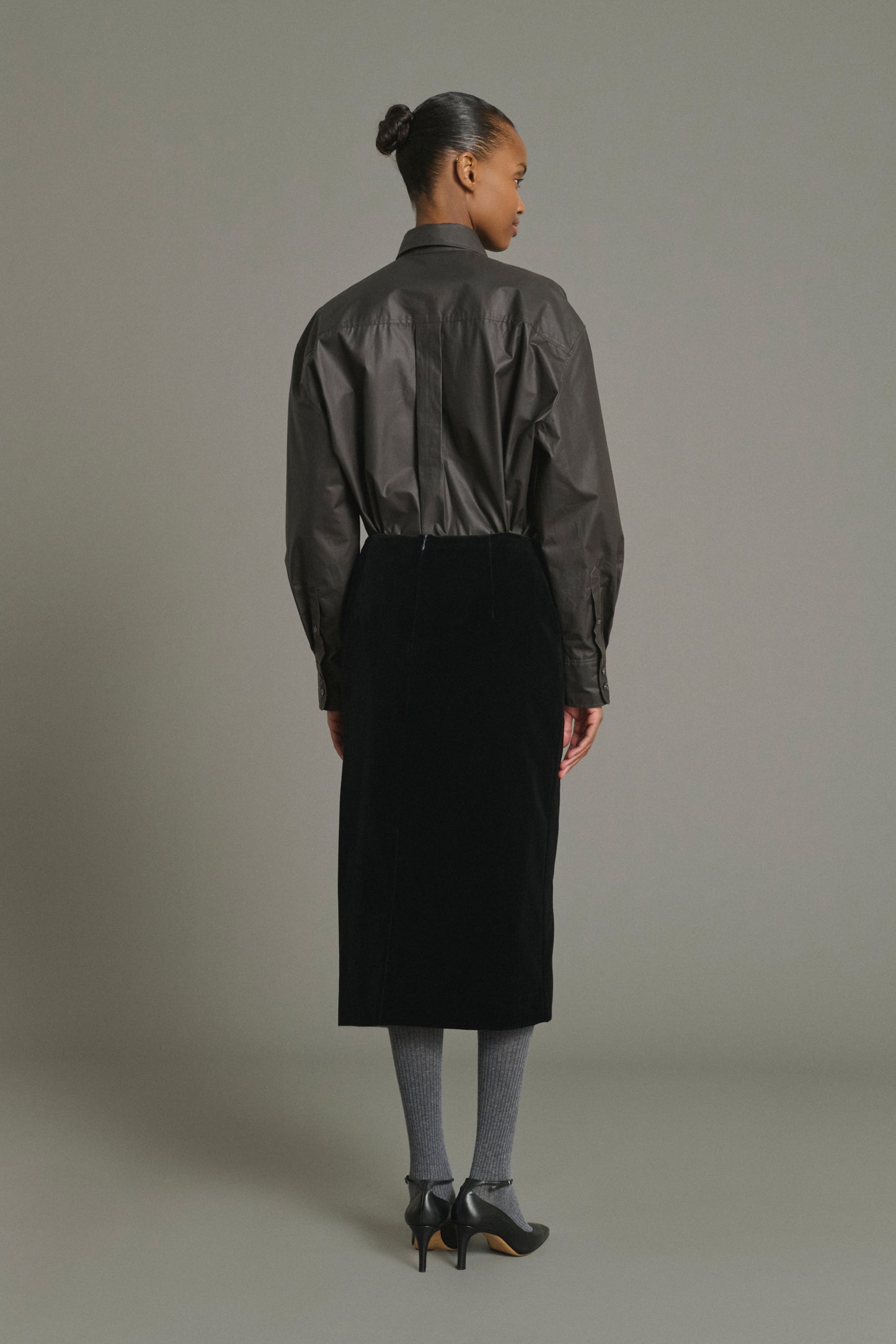Jupe Flavia - Noir - Coton - Femme