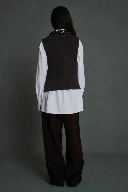 PULL VIDA MARRON/ARGENT