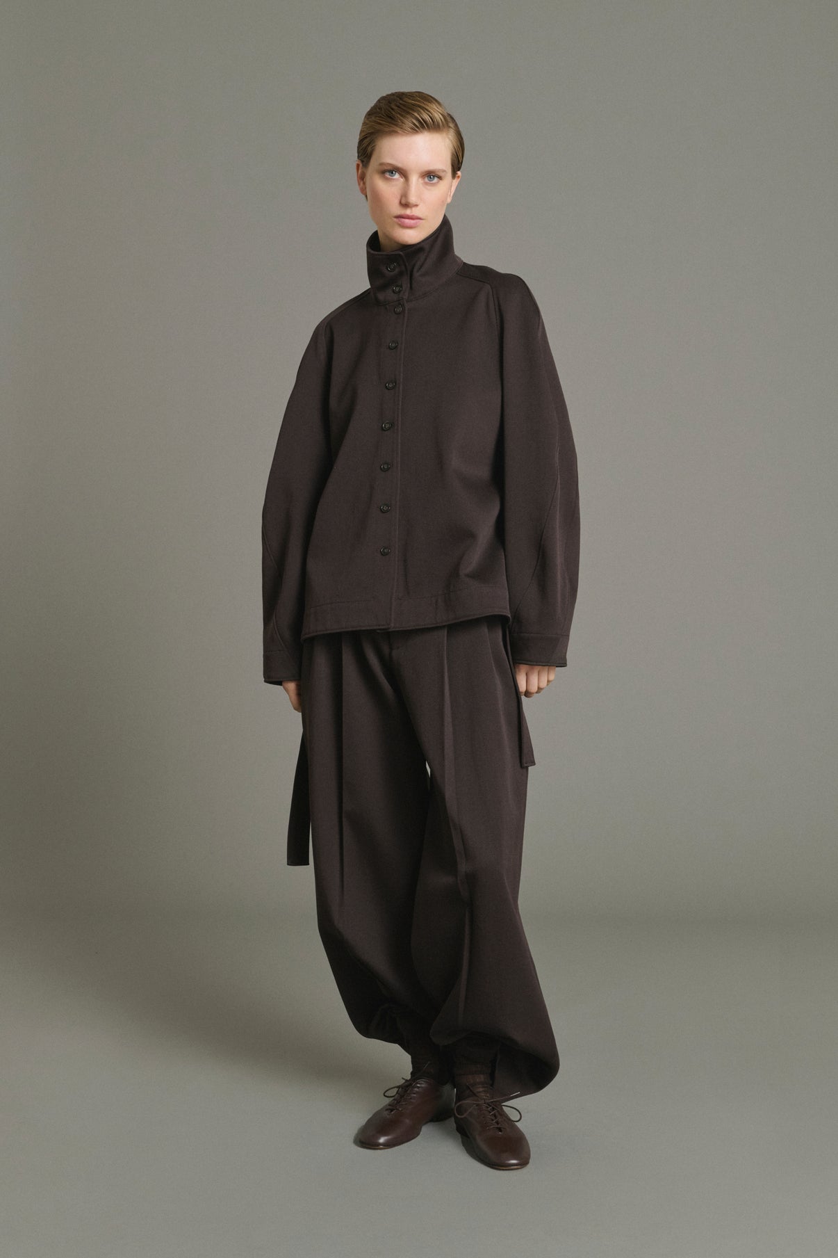 Pantalon Laumiere - Ébène - Laine - Femme vue 5